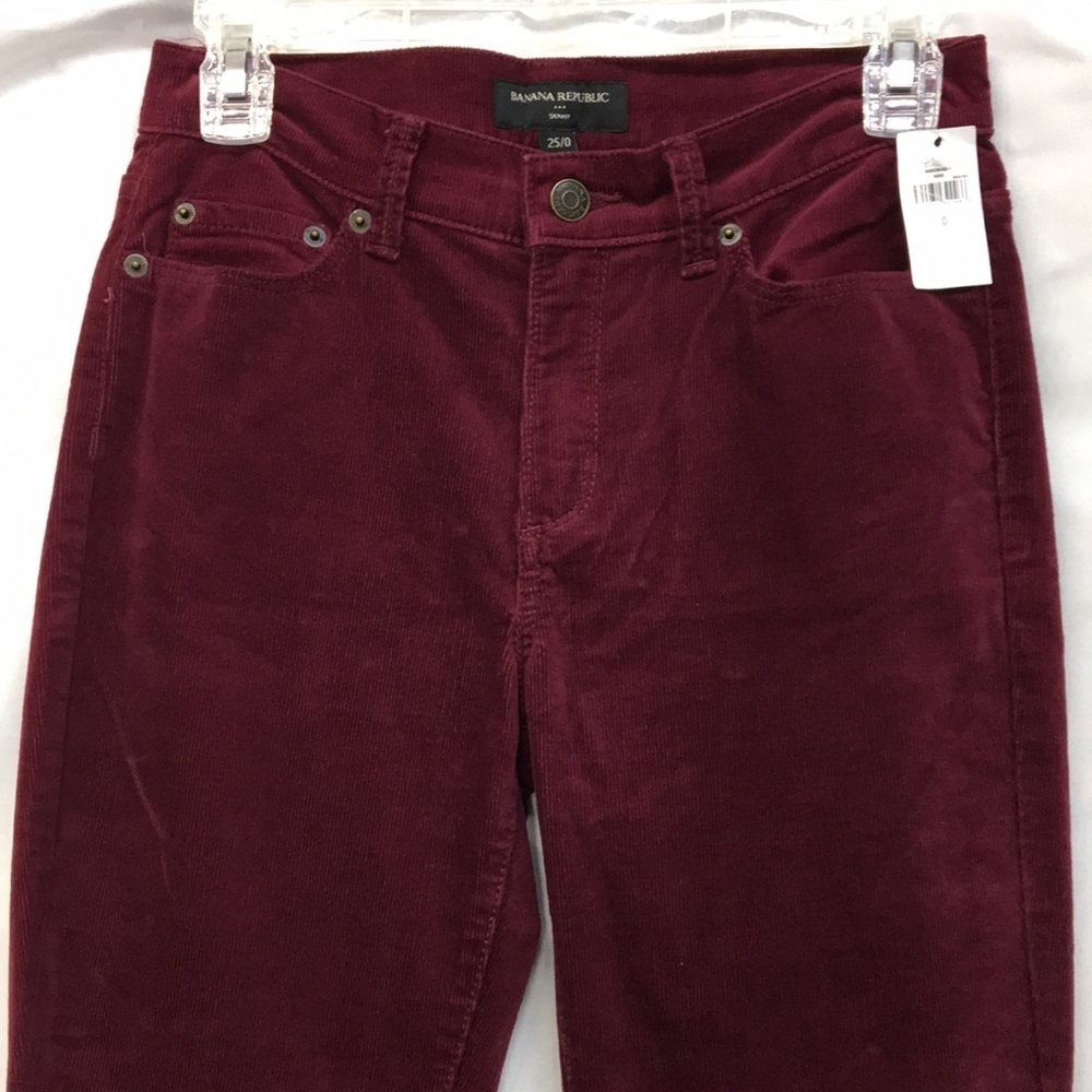 Banana Republic Corduroy Skinny Jeans Women’s Size 0 NEW with Tags - Picture 4 of 9